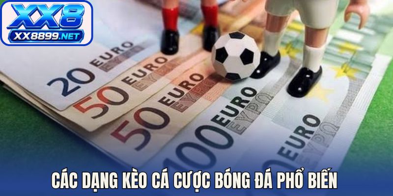 Các dạng kèo cá cược bóng đá phổ biến được nhiều người tìm hiểu