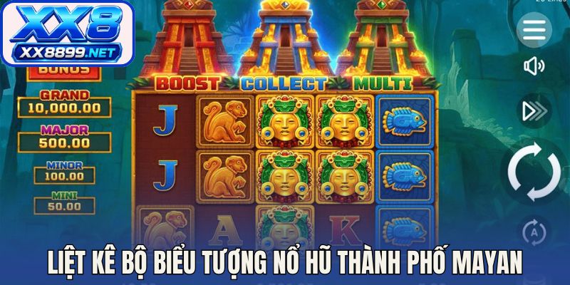 Liệt kê bộ biểu tượng nổ hũ thành phố Mayan