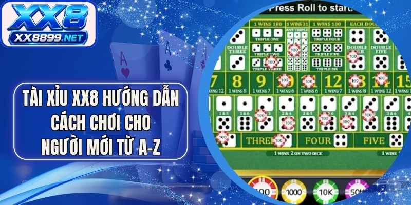 Tài xỉu XX8 Hướng Dẫn Cách Chơi Cho Người Mới Từ A-Z